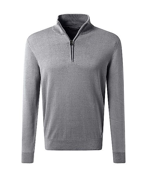 Pierre Cardin Strickpullover mit Troyer Kragen günstig online kaufen