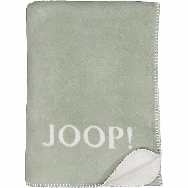 JOOP! Wohndecke Uni-Doubleface - Größe: 150x200 cm - Farbe: Jade-Silber günstig online kaufen