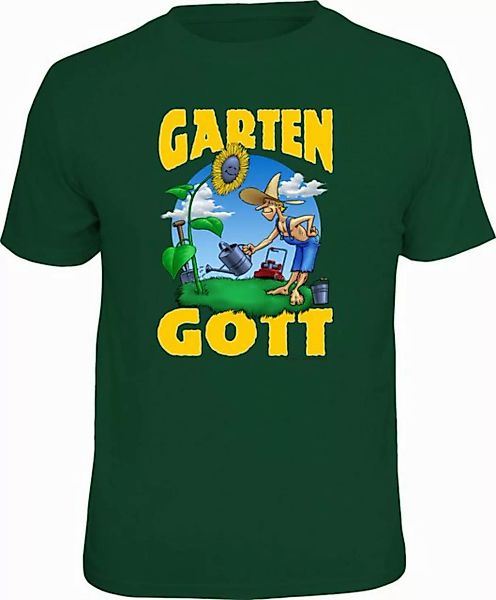 RAHMENLOS® T-Shirt als Geschenk für Gärtner - Gartengott günstig online kaufen