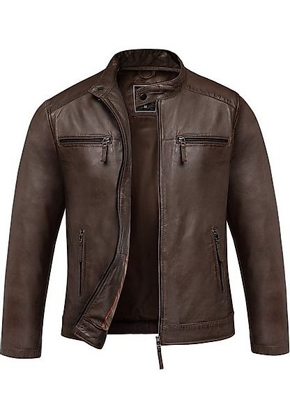 Amaci&Sons Lederjacke CICERO Lederjacke Echtleder Herren Biker Zipper Jacke günstig online kaufen