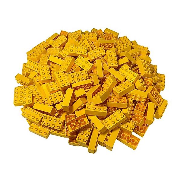 LEGO® Spielbausteine LEGO® Duplo 2x4 Steine Gelb - 100 Stück - Grundbaustei günstig online kaufen