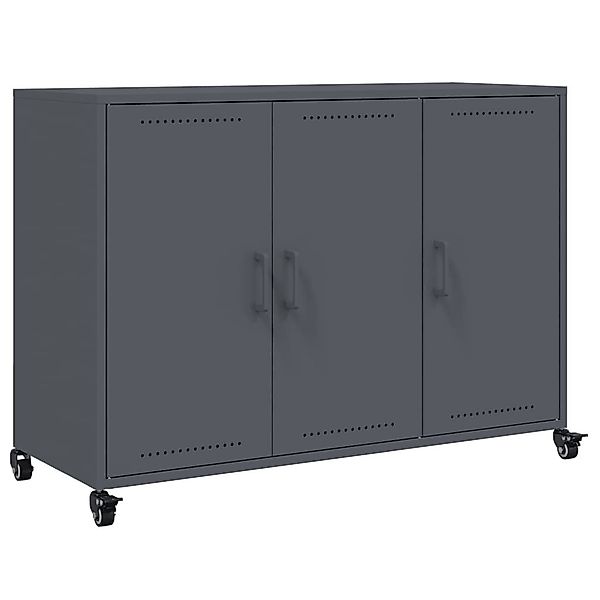 vidaXL Sideboard Sideboard Anthrazit 100,5x39x72 cm günstig online kaufen
