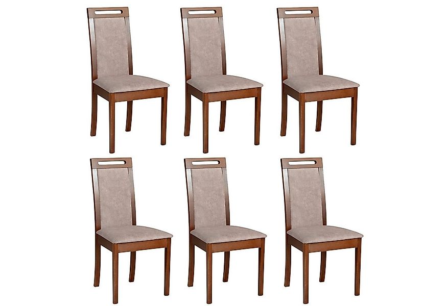 MOEBLO Stuhl TORMO 6 (Massivholz, Esszimmerstuhl Polsterstühle, Holzstühle, günstig online kaufen