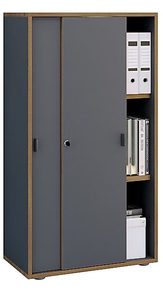 VCM Aktenschrank Büroschrank Aktenschrank Schiebetüren Salia 3fach günstig online kaufen