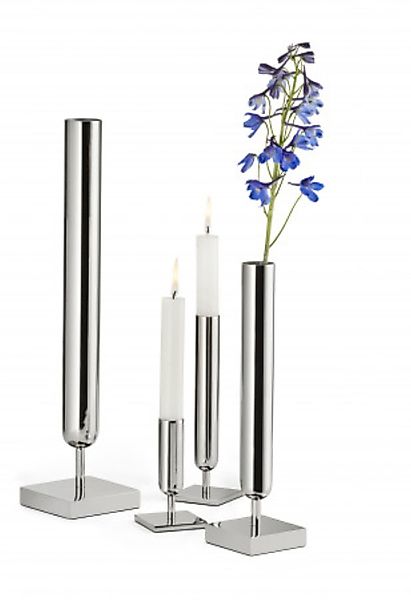 LAMBDA COLLECTION - schmale Vase hochglanzpoliert 38 cm günstig online kaufen