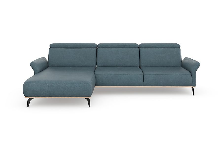PLACES OF STYLE Ecksofa "Fjord L-Form" massiv, wahlweise mit Armlehnfunktio günstig online kaufen