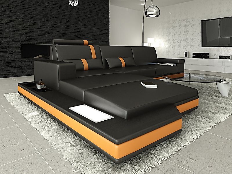 Sofa Dreams Ecksofa Ledercouch Leder Sofa günstig online kaufen