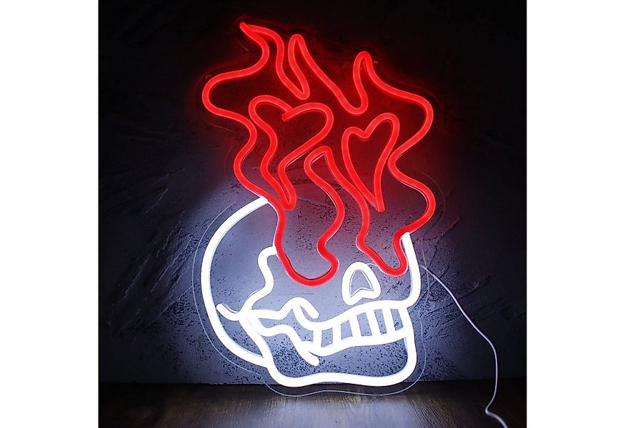 Rosnek LED Dekolicht Skelett Geist, mit Ein/Aus Schalter, für Spielzimmer W günstig online kaufen