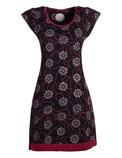 Vishes Tunikakleid Damen kurzarm Longshirt-Kleid Mini-Kleid günstig online kaufen