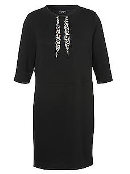 Sweatkleid 3/4-Arm Via Appia Due schwarz günstig online kaufen