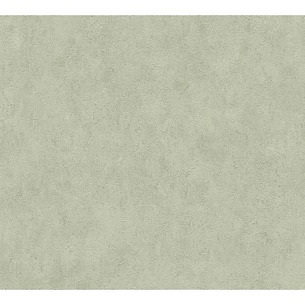A.S. Creation Vliestapete Uni Putzoptik 10,05 m x 0,53 m Grün FSC® günstig online kaufen