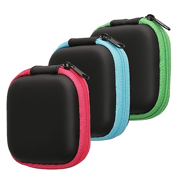 kwmobile Etui 3x In-Ear Kopfhörer Tasche günstig online kaufen
