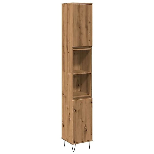 vidaXL Badschrank Artisan-Eiche 30x30x190 cm Holzwerkstoff 857200 günstig online kaufen