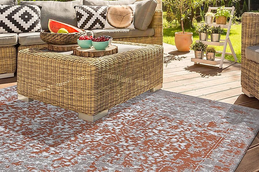 Kayoom Teppich »Sunny 310«, rechteckig, 8 mm Höhe, Besonders pflegeleicht. günstig online kaufen