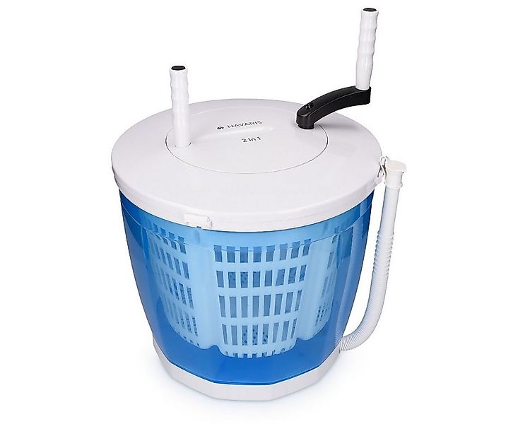 Navaris Waschbecken 2in1 Mini Waschmaschine und Schleuder - Camping Waschau günstig online kaufen