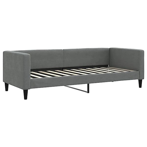 vidaXL Bettgestell, Tagesbett Dunkelgrau 80x200 cm Stoff günstig online kaufen