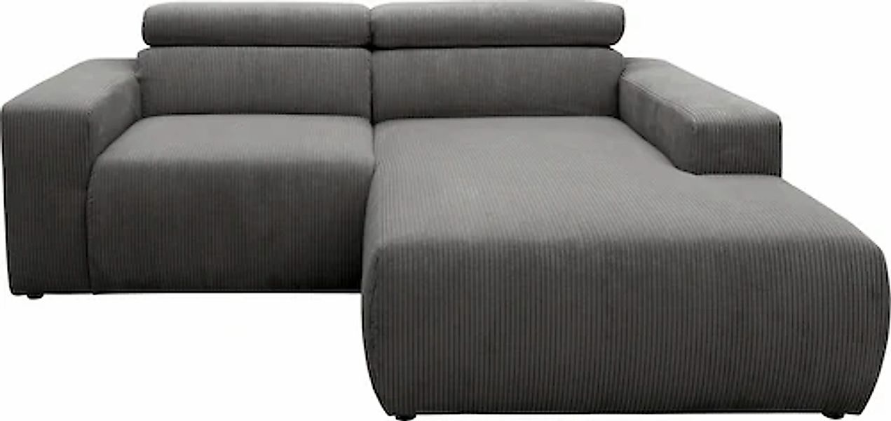 DOMO collection Ecksofa »Brandon, inkl. Kopfteilverstellung, B/T/H: 214/100 günstig online kaufen