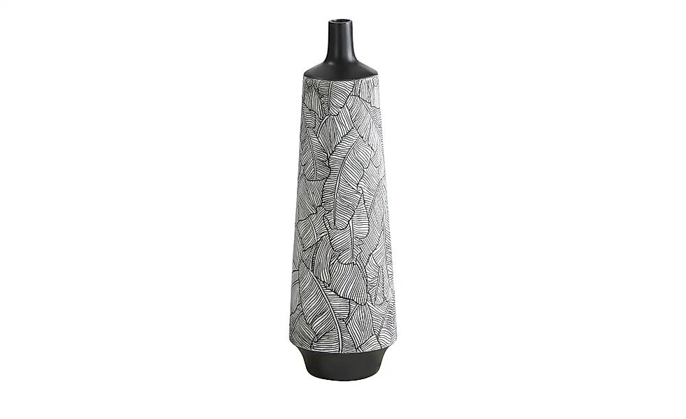 HOME STORY Dekovase   ¦ schwarz ¦ Polyresin (Kunstharz) ¦ Maße (cm): H: 68 günstig online kaufen