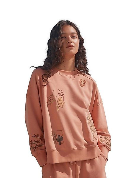 Next Sweater Sweatshirt mit Grafikprint und Stickerei (1-tlg) günstig online kaufen