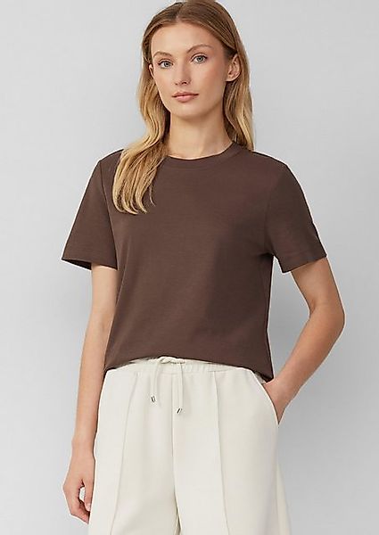s.Oliver Kurzarmshirt Verkürztes T-Shirt aus Interlockjersey günstig online kaufen