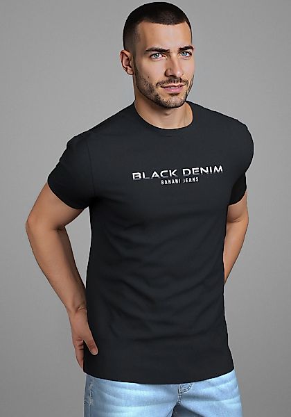 Bruno Banani T-Shirt kurzärmelig, schmal geschnitten, Rundhalsausschnitt günstig online kaufen