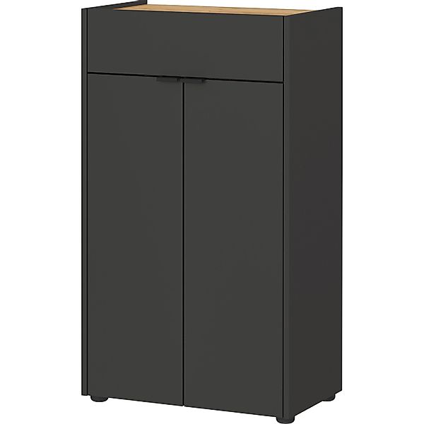 Germania Kommode Forano 4499 Graphit Eiche 56 cm x 98 cm x 34 cm günstig online kaufen
