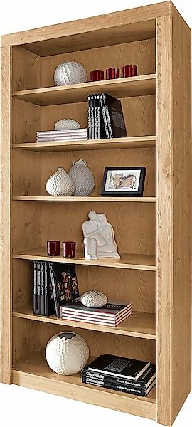 VOGL Möbelfabrik Bücherregal »Toronto«, in 2 Höhen, Breite 90 cm, teilmassi günstig online kaufen