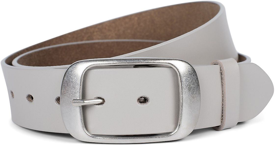 styleBREAKER Ledergürtel Unisex Leder Gürtel Unifarben günstig online kaufen
