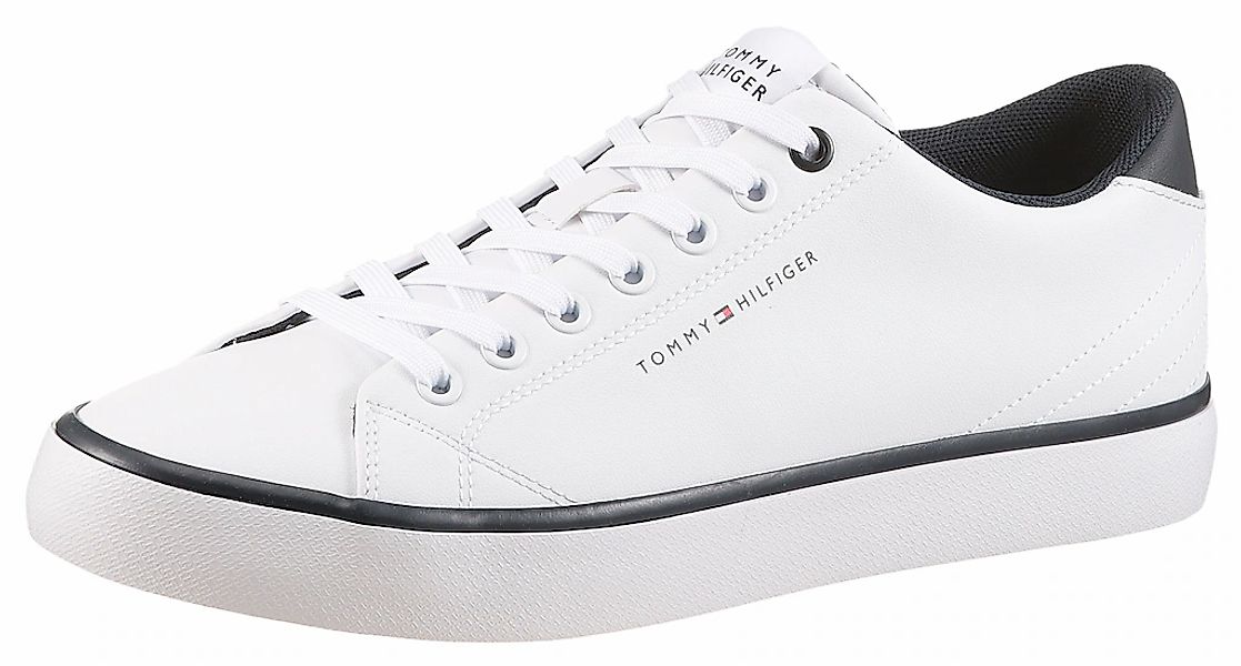 Tommy Hilfiger Sneaker "TH HI VULC CORE LOW LEATHER", Freizeitschuh, Halbsc günstig online kaufen