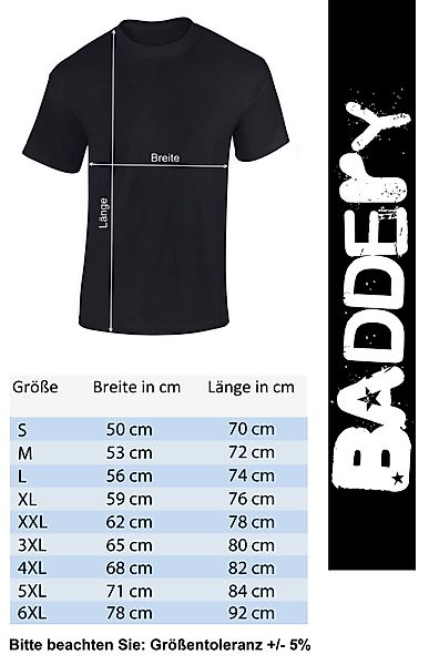Baddery Print-Shirt Auto T-Shirt: "Turbolader" - günstig online kaufen