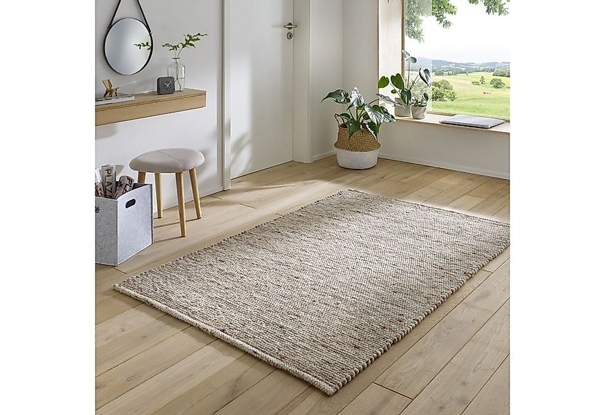 TaraCarpet Wollteppich TaraCarpet Handwebteppich Helsinki, rechteckig, Höhe günstig online kaufen