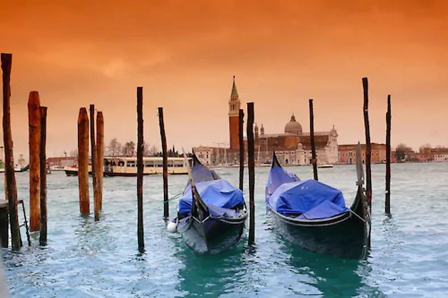 Papermoon Fototapete »Boote in Venedig« günstig online kaufen