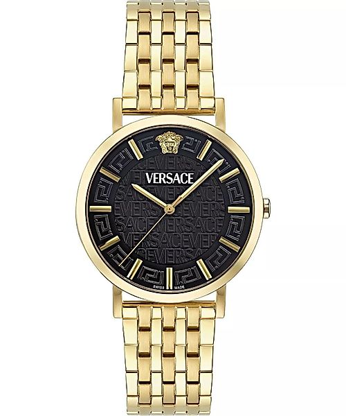 Versace Schweizer Uhr Greca Slim, Mit günstig online kaufen