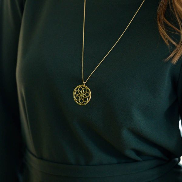 Materia Kettenanhänger Lebensblume / Blume des günstig online kaufen