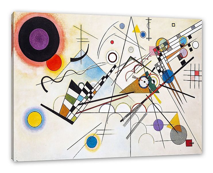 Pixxprint Leinwandbild Wassily Kandinsky - Komposition, Wassily Kandinsky - günstig online kaufen