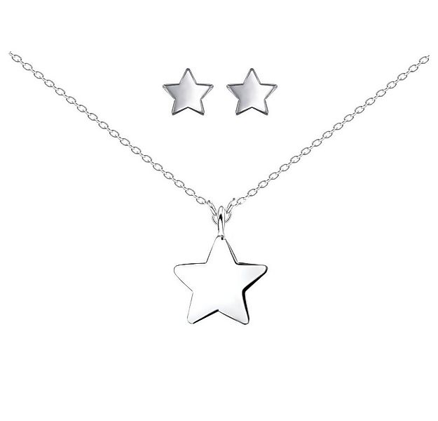 ALEXANDER YORK Schmuckset STERNE, 4-tlg. (Kette mit Anhänger, Ohrstecker), günstig online kaufen
