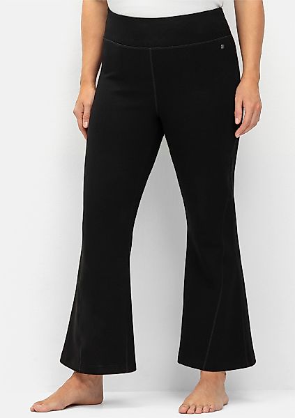 Sheego Jerseyhose Funktionshose Innenbeinlänge ca. 74 günstig online kaufen