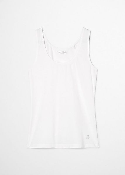 Marc O'Polo Tanktop Essentials mit kleinem Logo am Saum günstig online kaufen