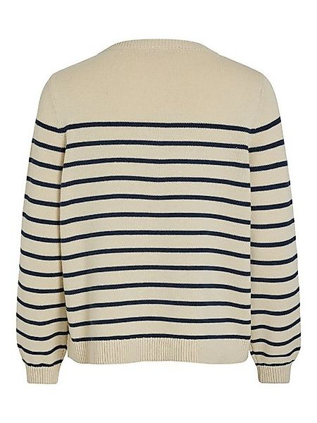 Vila Rundhalspullover VIKYLIE L/S KNIT BUTTON TOP/PB günstig online kaufen