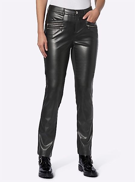 heine Jerseyhose Lederimitathose Innenbeinlänge ca. 79 günstig online kaufen