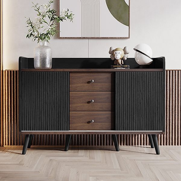Merax Sideboard in Holzoptik für Wohnzimmer günstig online kaufen