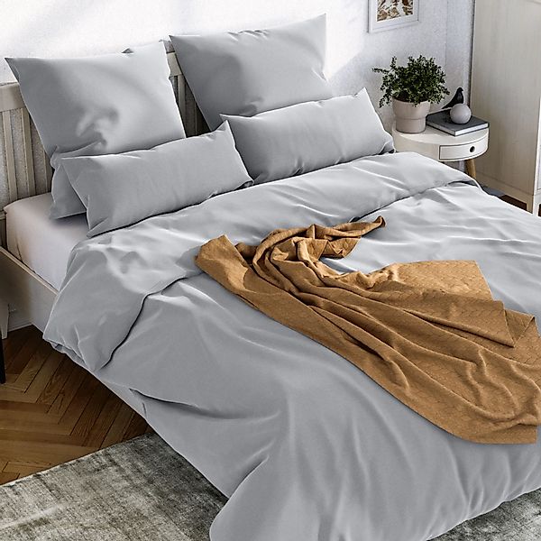 Wolkenfeld Bettwäsche Mako-Satin Baumwollsatin Sommerbettwäsche, Mako-Satin günstig online kaufen