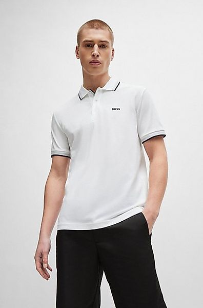 BOSS GREEN Poloshirt Paddy mit kontrastfarbenen Streifen am Kragen günstig online kaufen