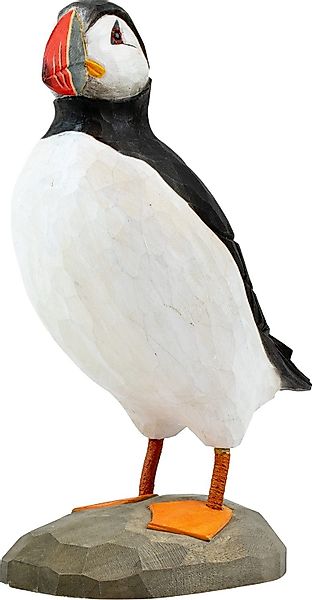 Wildlife Garden Dekofigur Papageientaucher handgeschnitzt HxBxL günstig online kaufen