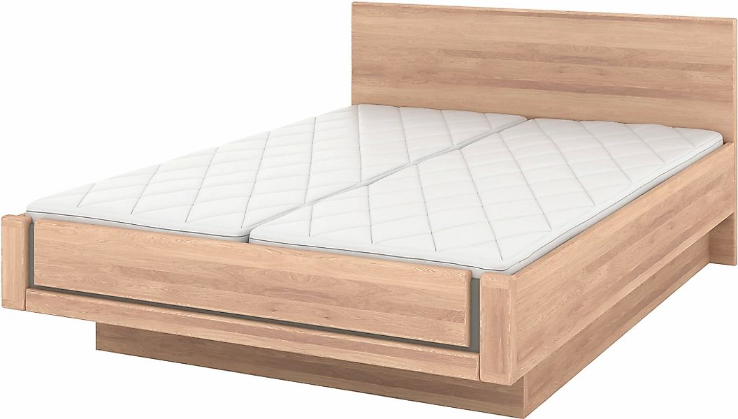 Musterring Holzbett "Sorrent, Bettgestell, Bettrahmen, teilmassiv Eiche", ( günstig online kaufen