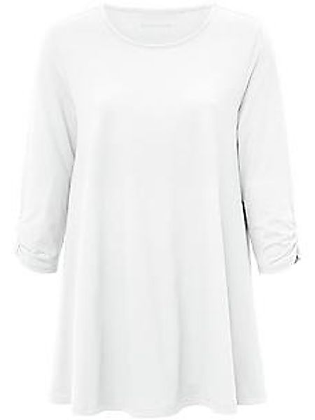 Rundhals-Longshirt Filippa Green Cotton weiss günstig online kaufen