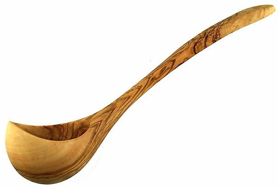 Olivenholz-erleben Schöpflöffel "Suppenkelle aus naturbelassenem Olivenholz günstig online kaufen