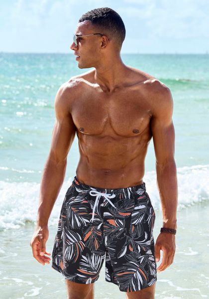 s.Oliver Badeshorts mit modischem Allover-Druck günstig online kaufen