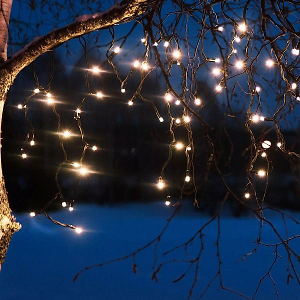 Lichtervorhang Chrissline Extra 100 LEDs 2.850K günstig online kaufen