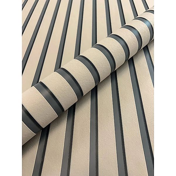 Newroom Vliestapete Baker Beige Paneele Skandinavisch FSC® günstig online kaufen